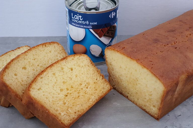 cake au lait concentre sucre