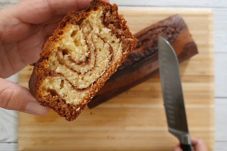cake marbre a vagues