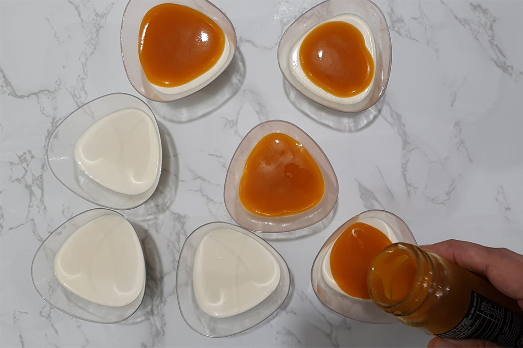 panna cotta mangue abricot