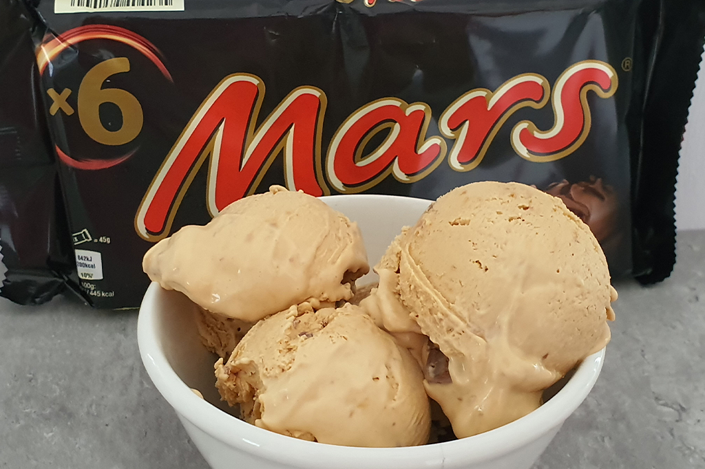 creme glacee au mars boules