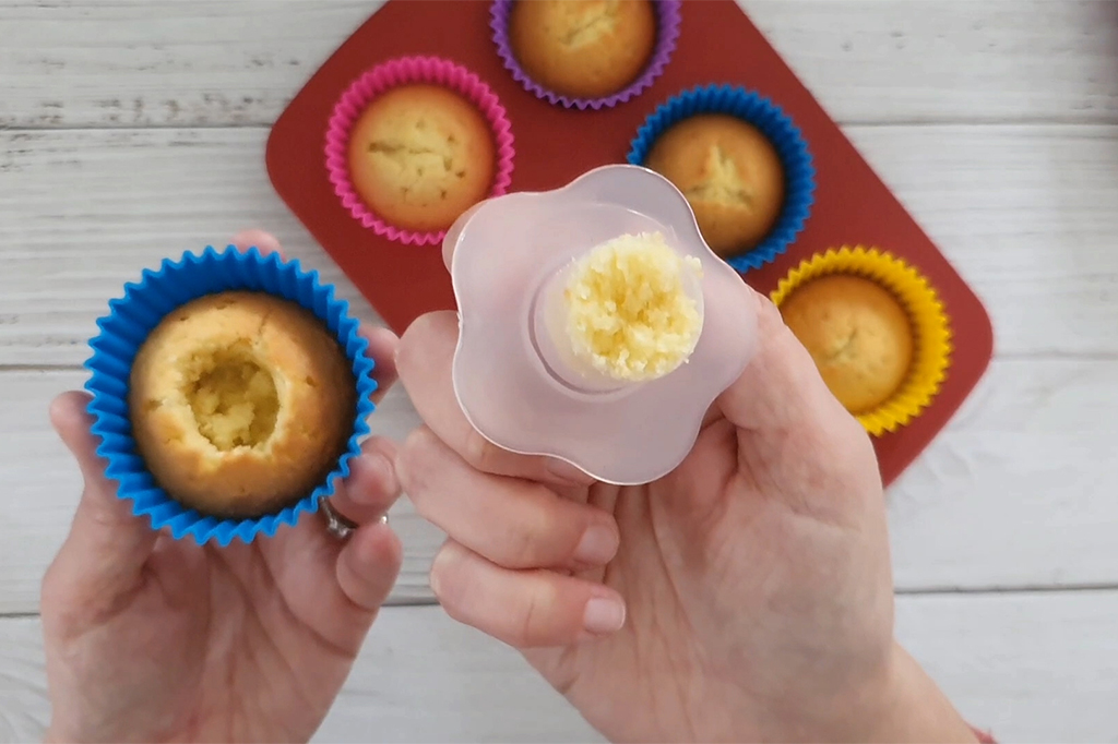 Creuser un cupcake