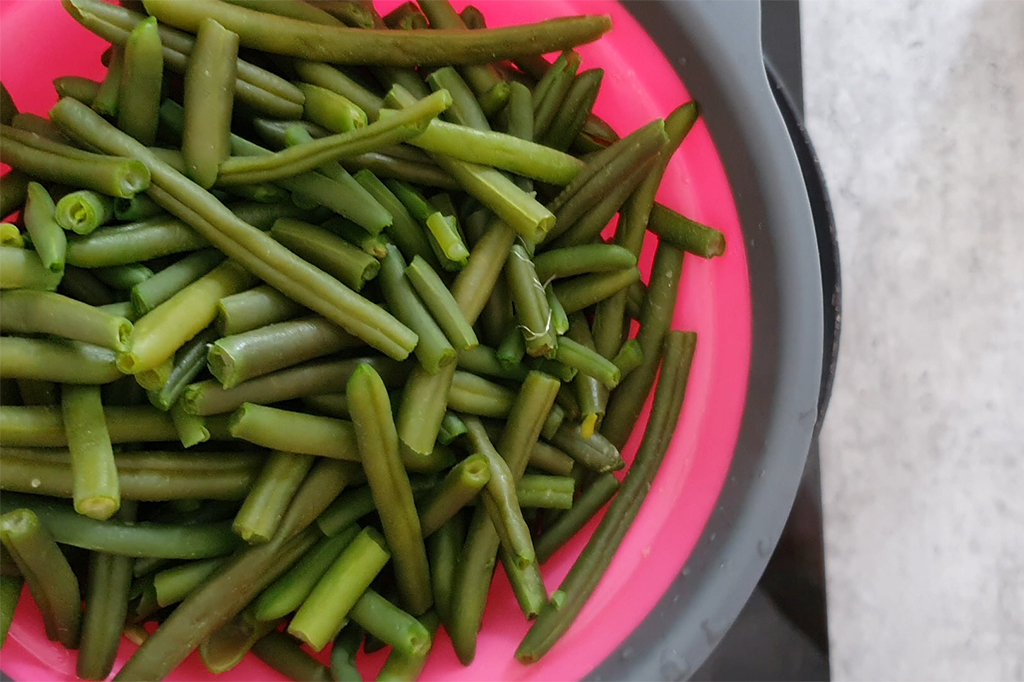 poêlée de pommes de terre et haricots verts