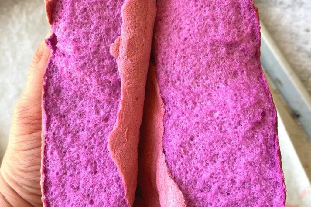 pain nuage rose