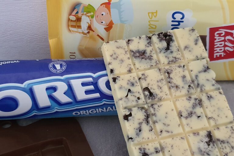 tablette chocolat blanc oreo