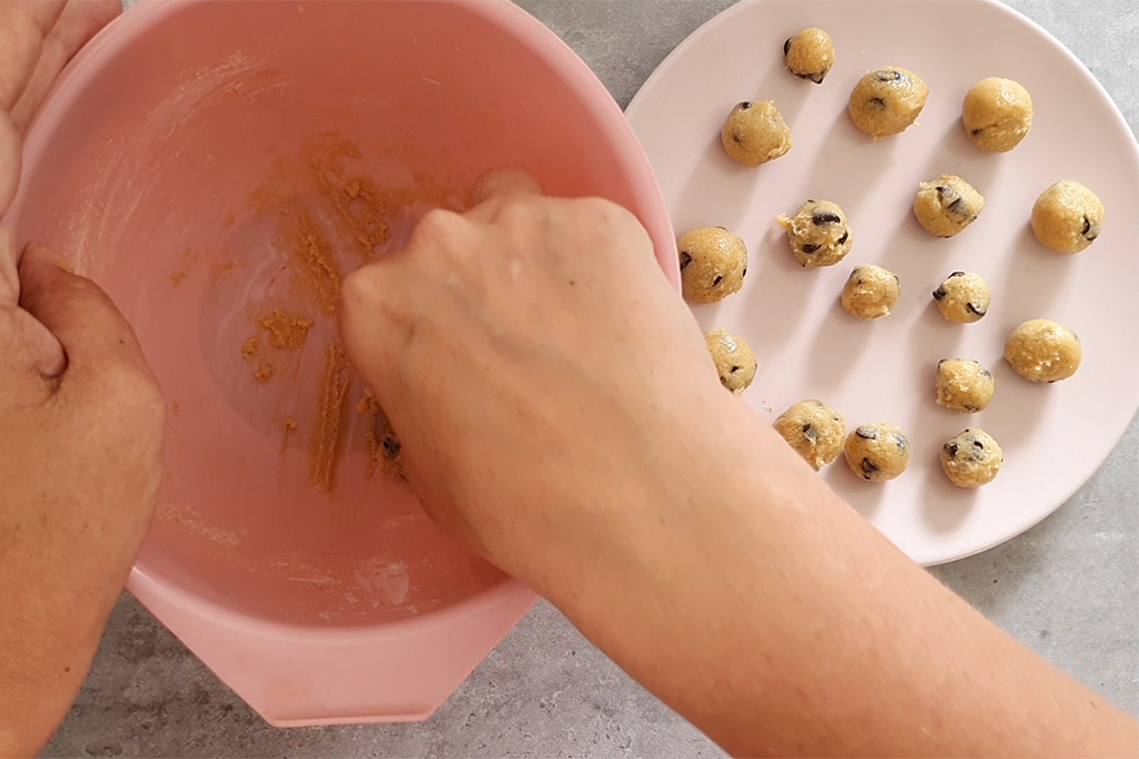 boules pate a cookies
