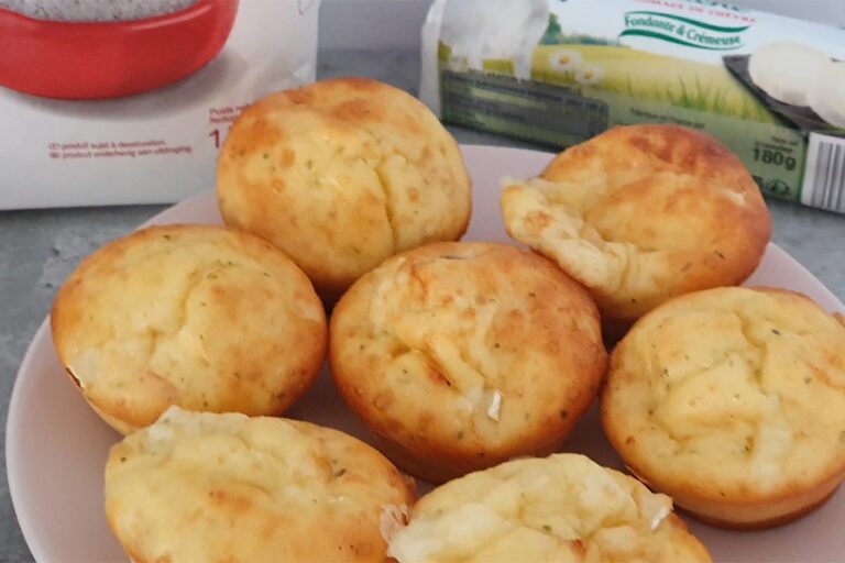 muffins saumon fume chevre