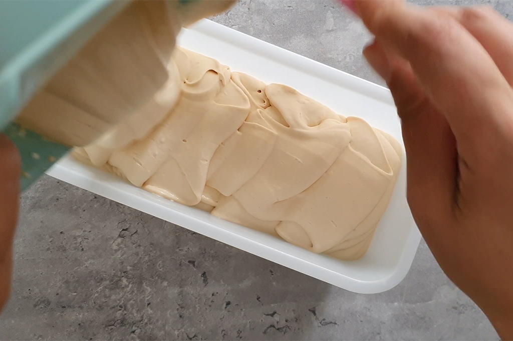 Boules de glace au caramel beurre salé