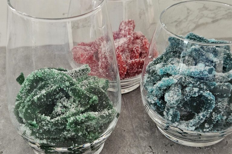 Bonbons faits maison pasteque