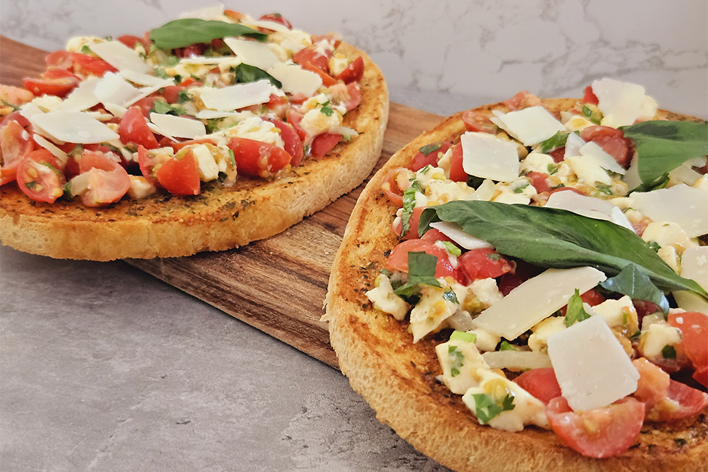 Bruschetta tomates mozzarella