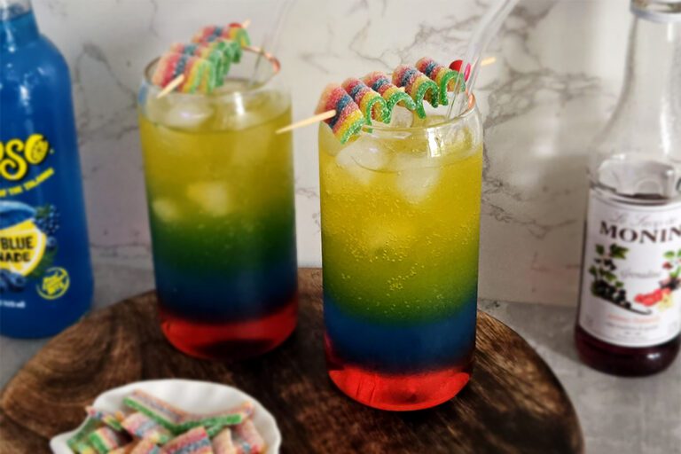 cocktail rainbow arc en ciel