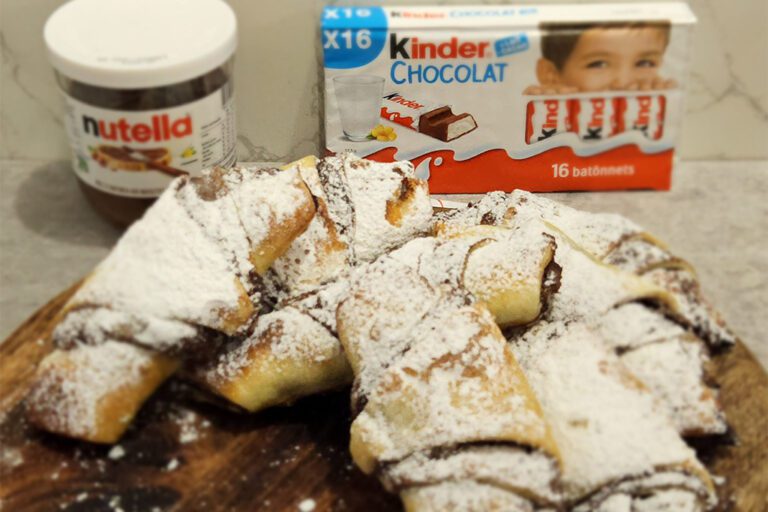croissants kinder nutella