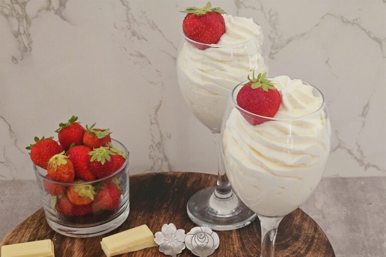 mousse au chocolat blanc
