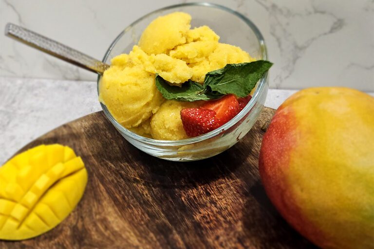 Sorbet à la mangue