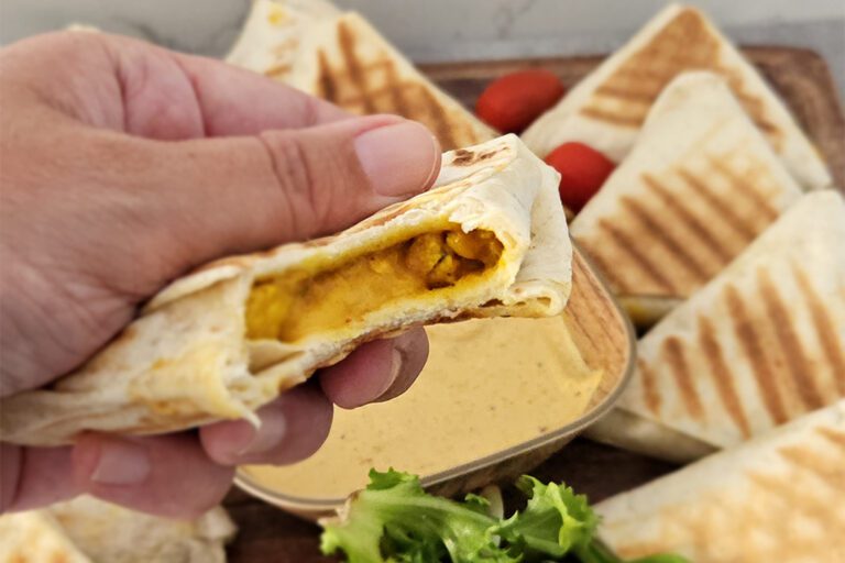 tacos triangles poulet curry