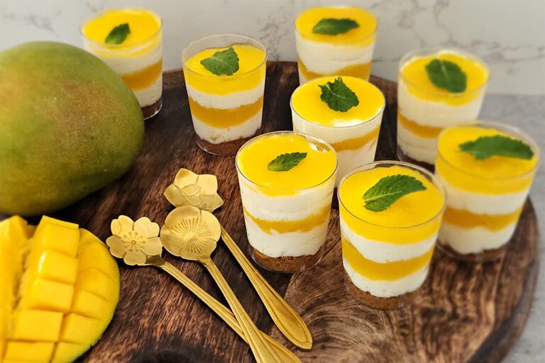 verrines a la mangue