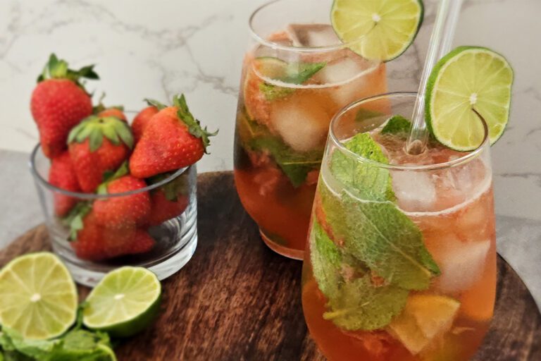 virgin mojito a la fraise