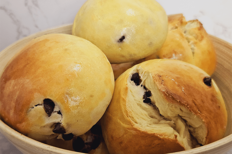 brioches aux pepites de chocolat