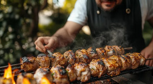 Méchoui d'agneau au four, viande fondante et dorée