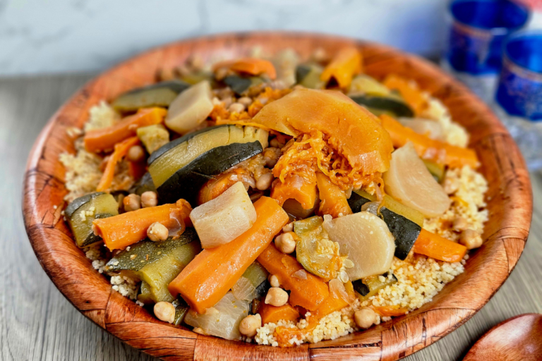 Couscous aux legumes marocain