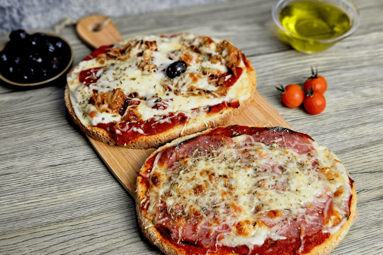 bruschetta facon pizza