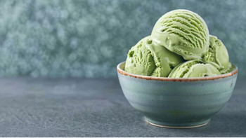 glace à la menthe