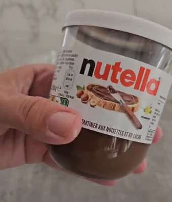 Glace au Nutella 3 ingrédients maison dans un bac
