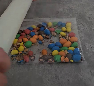 Mc Flurry garni de M&M's concassés