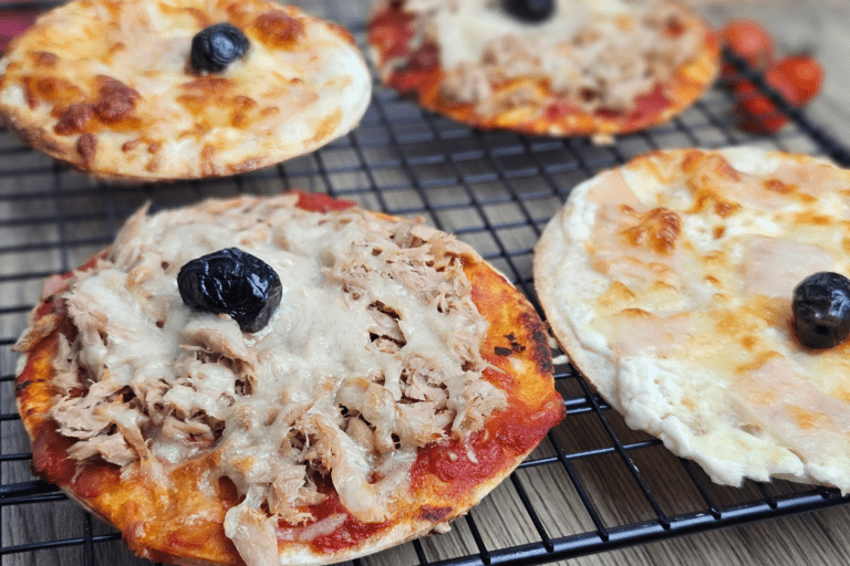 mini pizzas sans pate a pizza