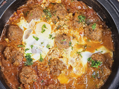 tajine kefta aux oeufs