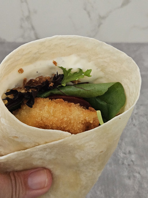 Wraps chèvre maison prêts à déguster