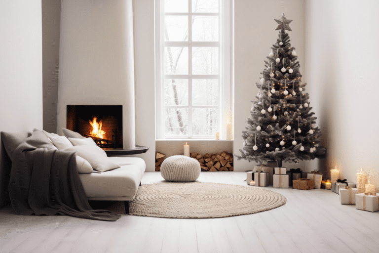 20 idees de decoration de salon pour Noel qui ont lair hyper cosy