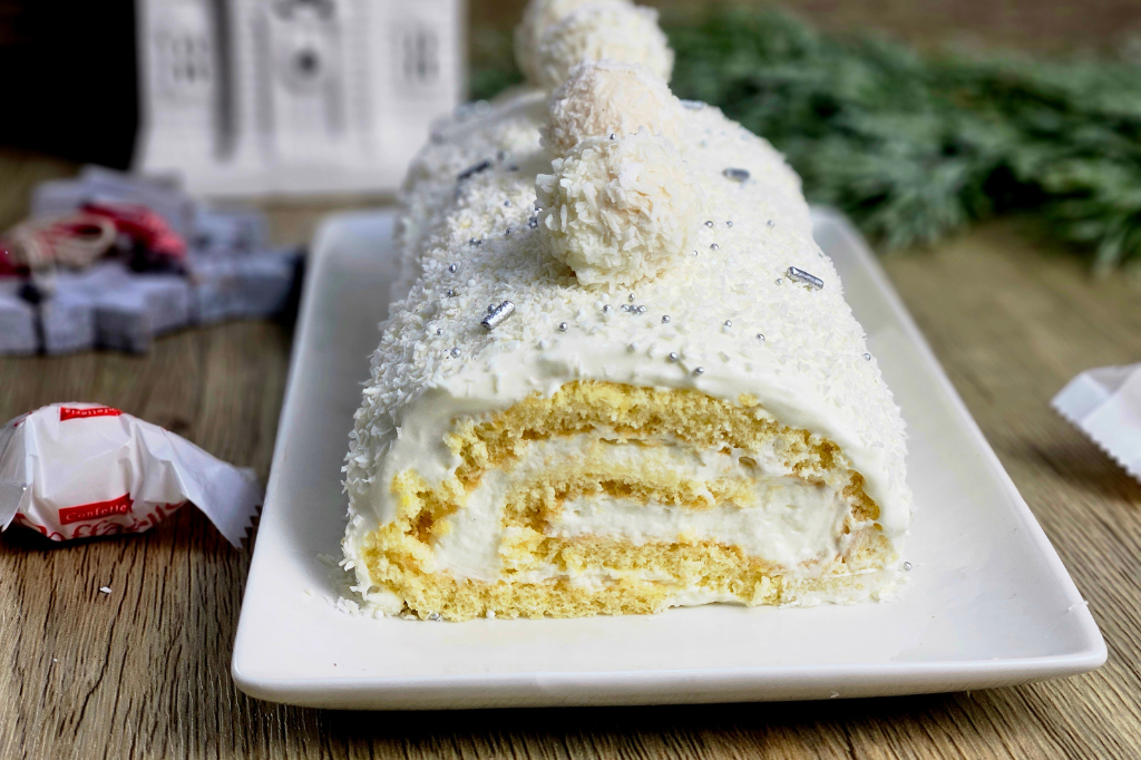 Bûche noix de coco