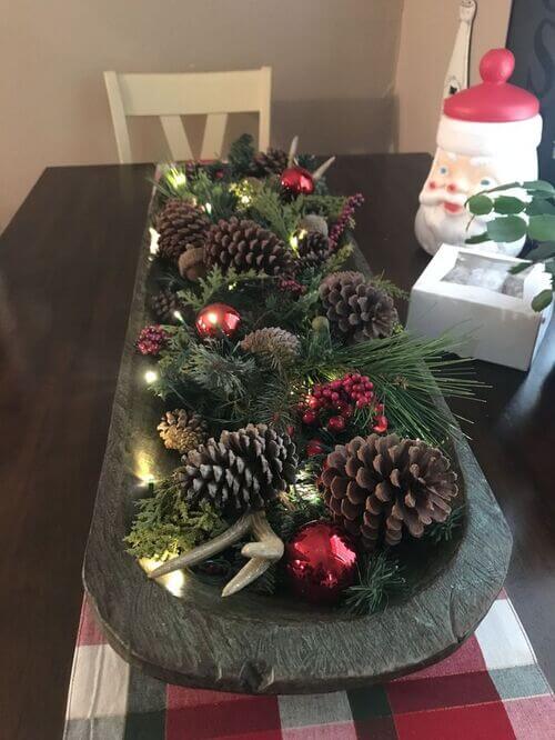 Decorer un plateau pour Noel