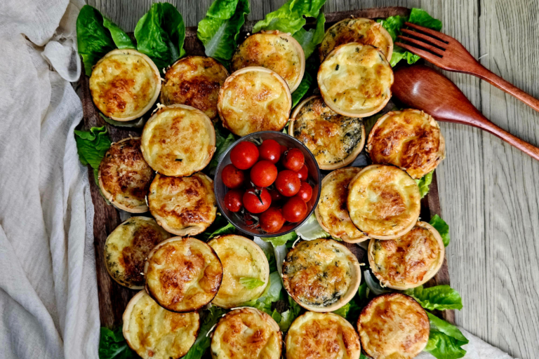 Mini quiches saumon kiri