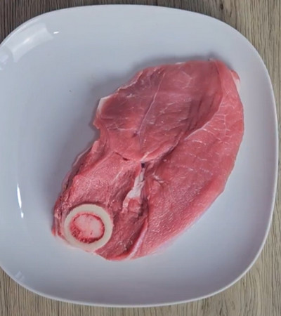 Jarret de veau au four et sa poêlée de légumes