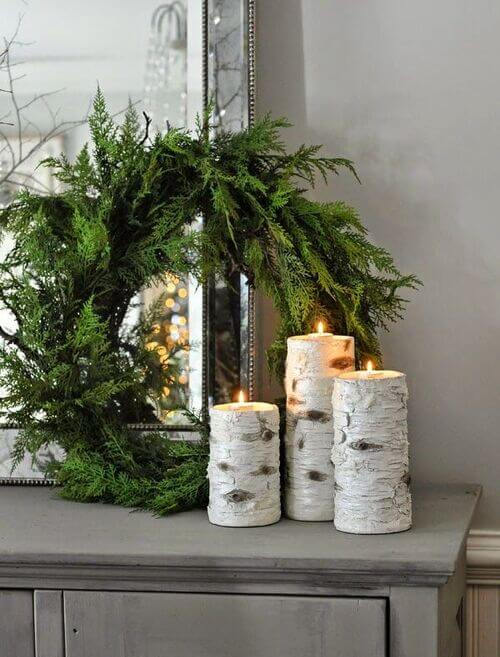 Decoration interieure avec des couronnes 1