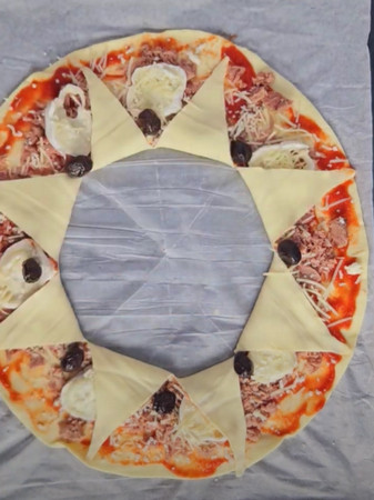 couronne feuilletee au thon 2