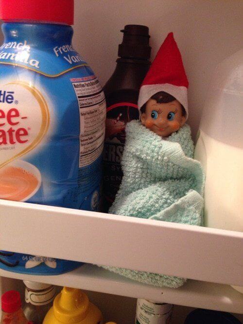 elfe dans le refrigerateur