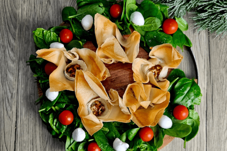entree festive couronne de noel