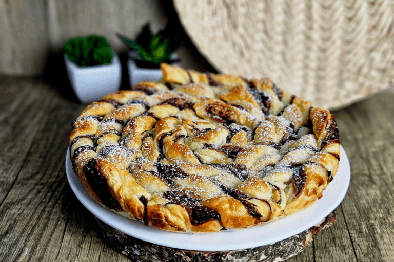 gateau tresse au nutella