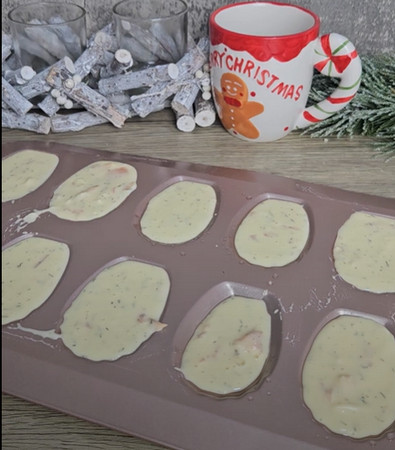 madeleines au saumon fumé