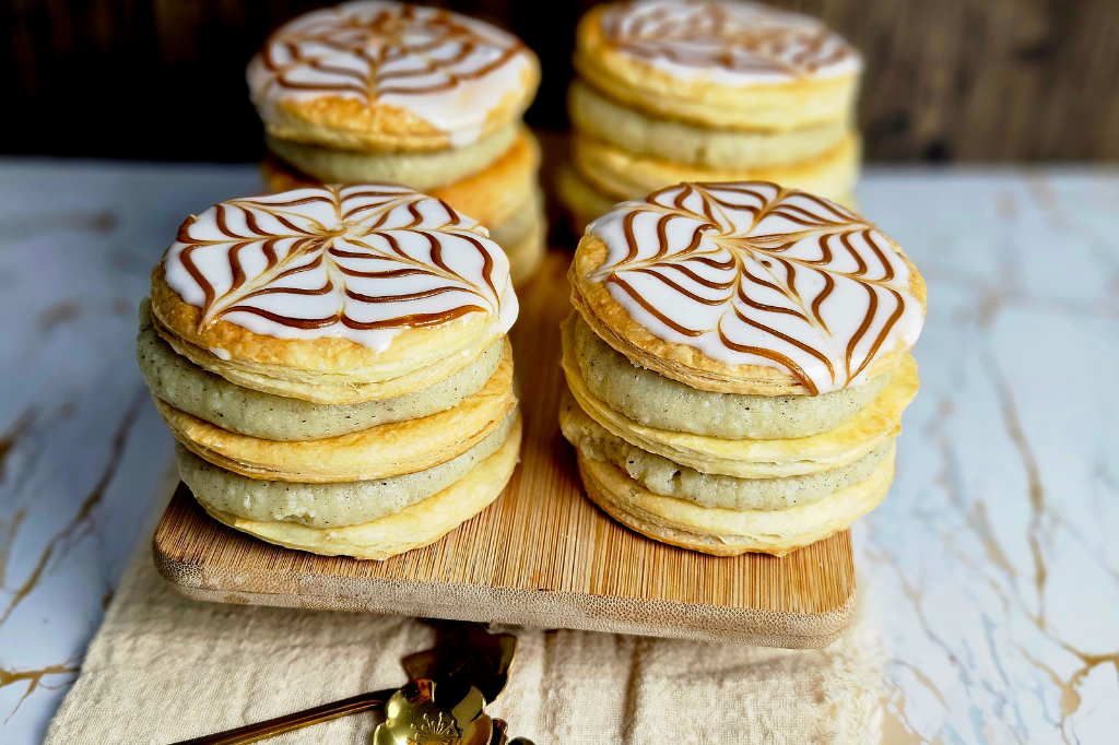 Mille-feuilles ronds