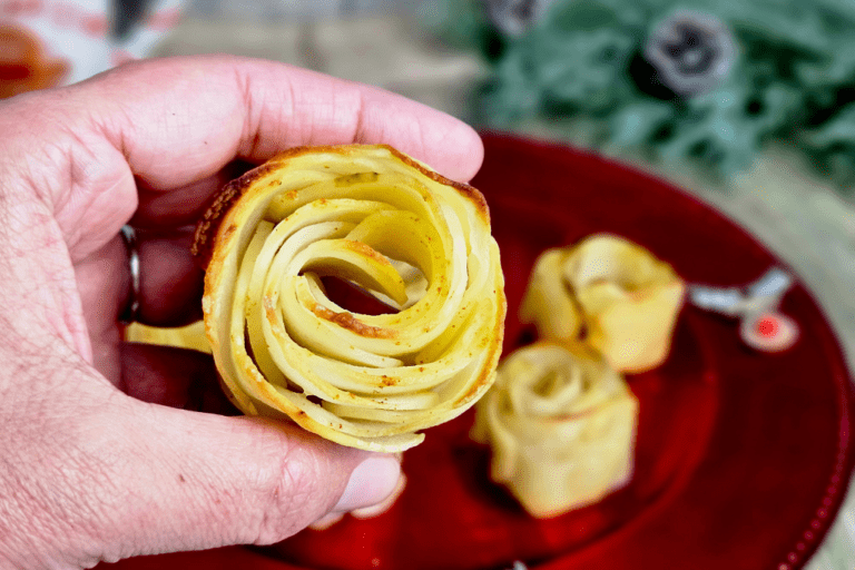 roses de pommes de terre