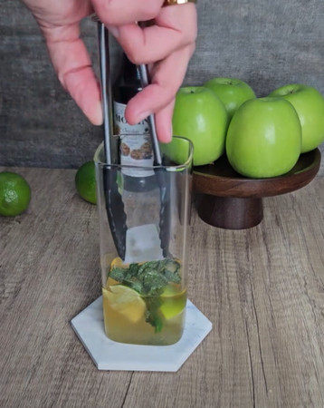 cocktail virgin mojito a la pomme 2