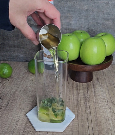 virgin mojito à la pomme