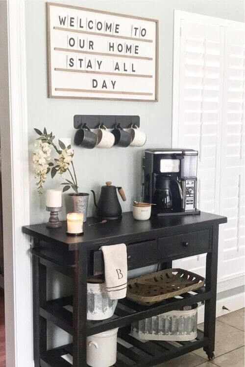 coin cafe a la maison