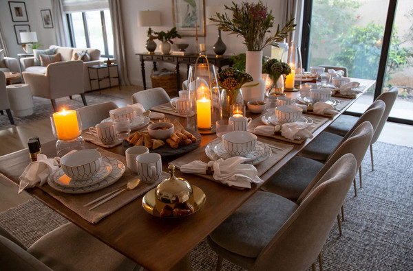 comment dresser une table de ramadan