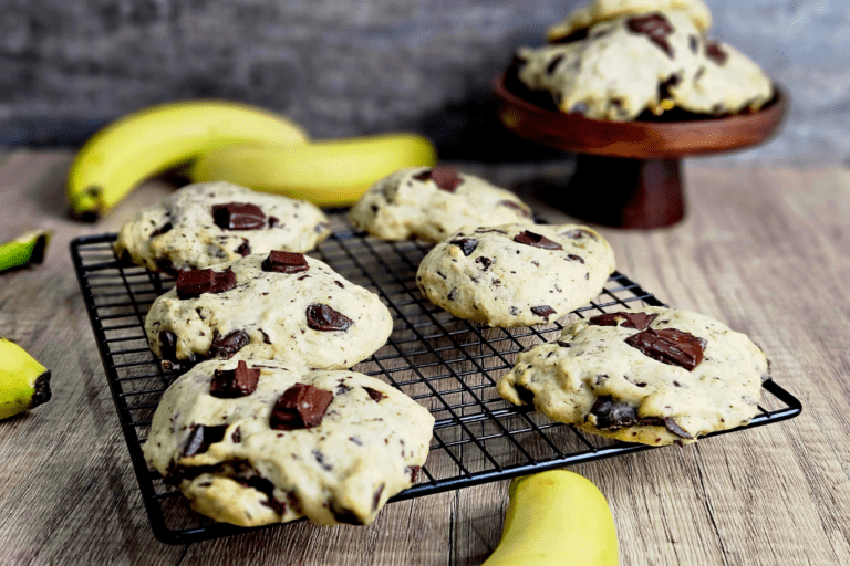 cookies chocolat banane