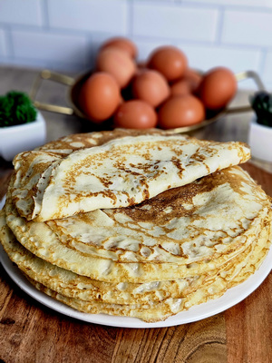 Crêpes 4-3-2-1 garnies