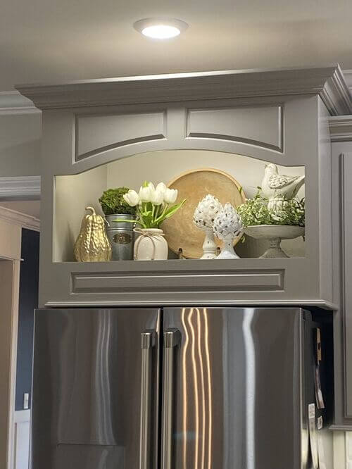 decoration du dessus du frigo